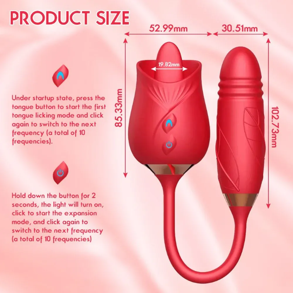 Rose-Licking V for Women
