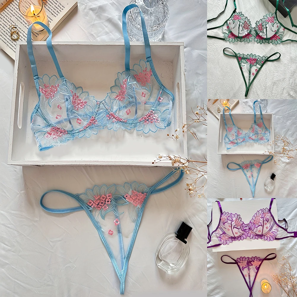Women Lingerie Set Ultra Thin