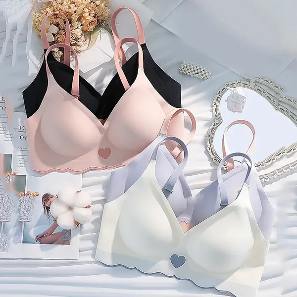 Women Seamless Bra,Super Thin Push Up Tops