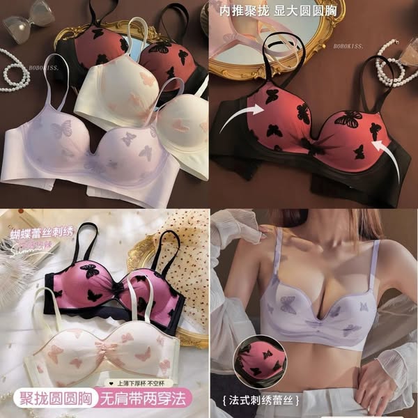 Comfortable Push-Up Bra Without Underwire