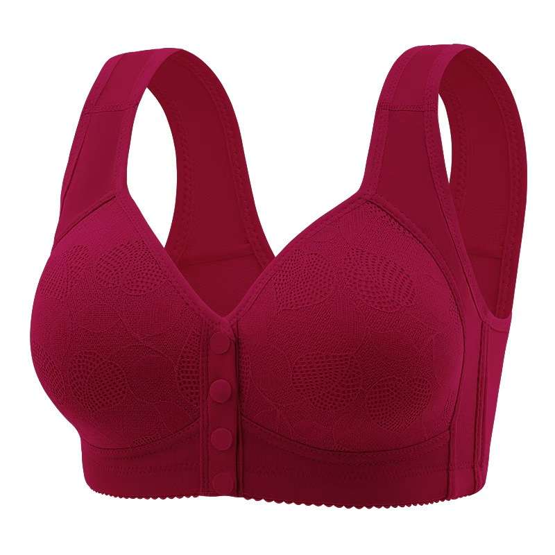 Front open button nursing bra for pregnant women