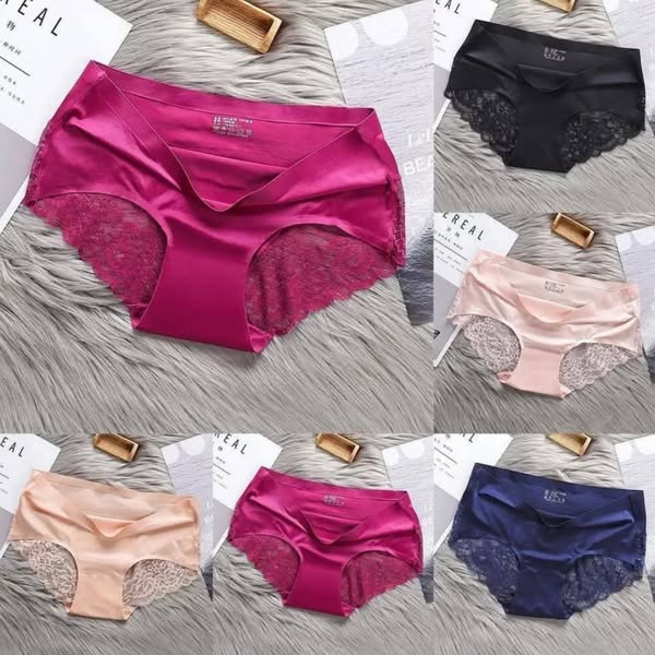 Silk Seamless Lace Panty